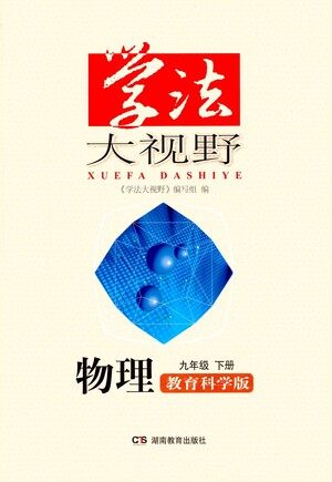 湖南教育出版社2021学法大视野物理九年级下册教育科学版答案