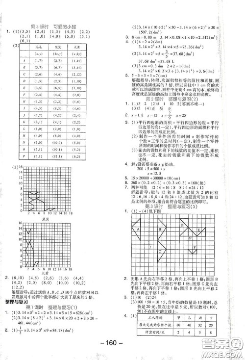 延边教育出版社2021全品学练考六年级数学下册北师大版答案