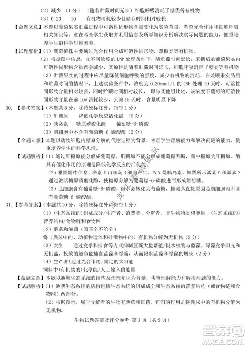 2021年东北三省四市教研联合体高考模拟试卷二理科综合试题及答案 2021年东北三省四市教研联合体高考模拟试卷二理科综合试题及答案