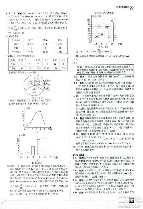 现代教育出版社2021走向中考考场数学七年级下册RJ人教版答案 现代教育出版社2021走向中考考场数学七年级下册RJ人教版答案
