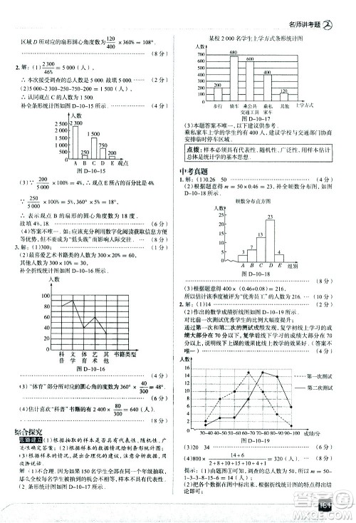 现代教育出版社2021走向中考考场数学七年级下册RJ人教版答案 现代教育出版社2021走向中考考场数学七年级下册RJ人教版答案