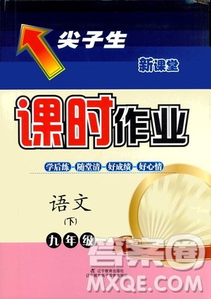 辽宁教育出版社2021尖子生新课堂课时作业九年级语文下册人教版答案 辽宁教育出版社2021尖子生新课堂课时作业九年级语文下册人教版答案
