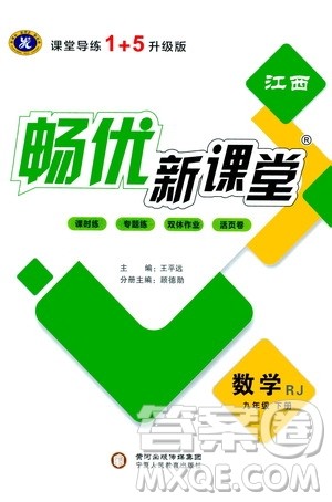 宁夏人民教育出版社2021畅优新课堂九年级数学下册人教版江西专版答案 宁夏人民教育出版社2021畅优新课堂九年级数学下册人教版江西专版答案
