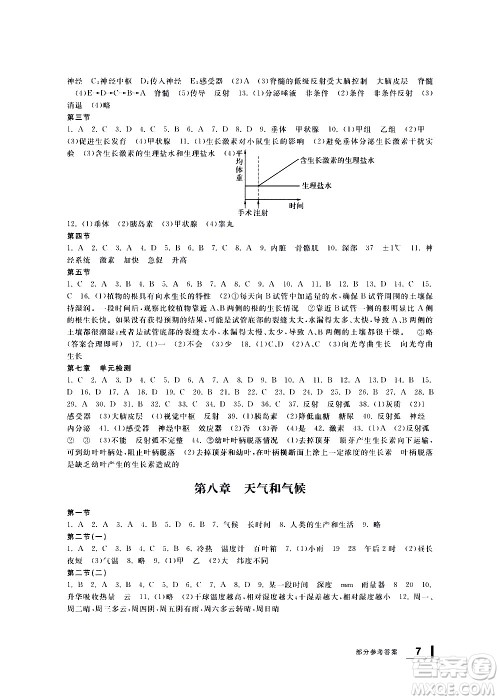 宁波出版社2021学习方法指导丛书科学八年级下册华师大版版答案 宁波出版社2021学习方法指导丛书科学八年级下册华师大版版答案