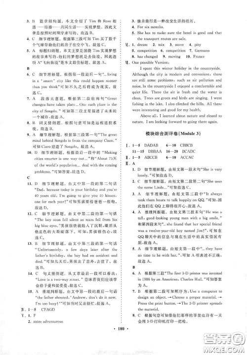 海南出版社2021新课程同步练习册八年级英语下册外研版答案