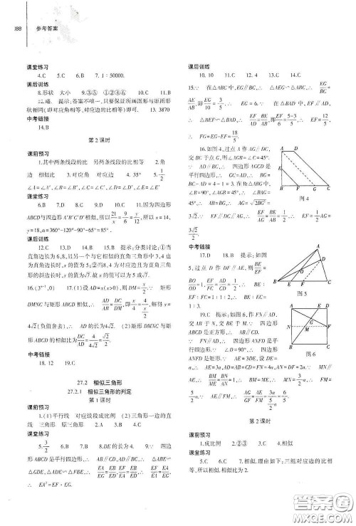 大象出版社2021初中同步练习册九年级数学下册人教版山东专版答案