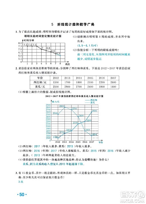 新疆青少年出版社2021小学一课一练课时达标数学五年级下册RJ人教版答案 新疆青少年出版社2021小学一课一练课时达标数学五年级下册RJ人教版答案
