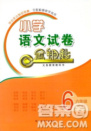 山东教育出版社2021小学语文试卷金钥匙六年级下册答案