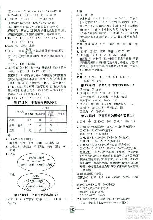 现代教育出版社2021走向优等生六年级数学下江苏版答案