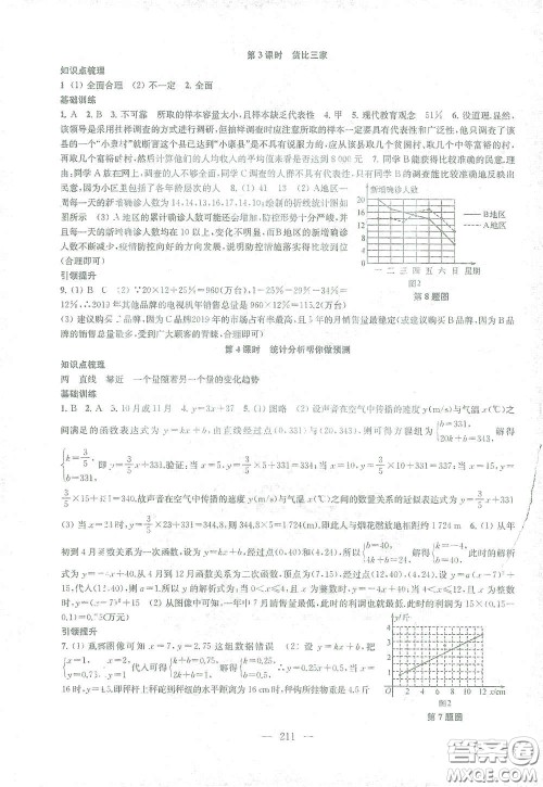 苏州大学出版社2021金钥匙1+1课时作业目标检测九年级数学下册国标江苏版答案