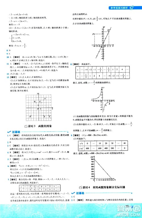 南京师范大学出版社2021版一遍过初中数学八年级下册HDSD华东师大版答案