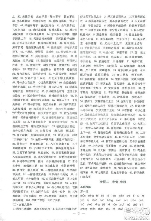 苏州大学出版社2021金钥匙1+1中考总复习语文国标全国版答案 苏州大学出版社2021金钥匙1+1中考总复习语文国标全国版答案