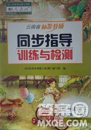 2021云南省标准教辅同步指导训练与检测四年级道德与法治下册人教版答案