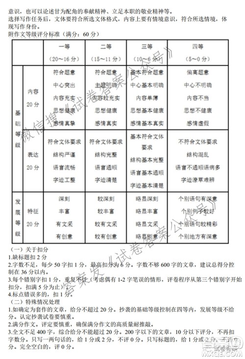 宿州市2021届高三教学质量检测试题语文试题及答案