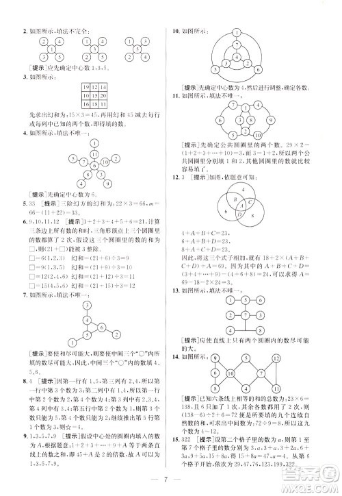 崇文书局2021培优新帮手数学四年级通用版答案 崇文书局2021培优新帮手数学四年级通用版答案