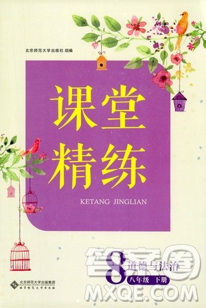 北京师范大学出版社2021年课堂精练八年级道德与法治下册人教版答案