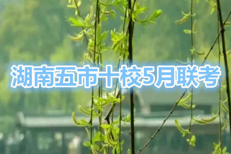 湖南五市十校2021届高三5月模拟考试语文试题及答案 湖南五市十校2021届高三5月模拟考试语文试题及答案