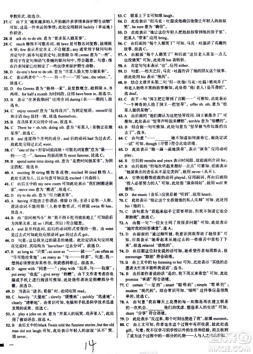 陕西人民教育出版社2021年真题圈天津考生专用练考试卷英语八年级下册答案