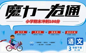 江西美术出版社2021魔力一卷通小学期末冲刺100分语文三年级下册RJ人教版答案