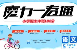 江西美术出版社2021魔力一卷通小学期末冲刺100分语文五年级下册RJ人教版答案