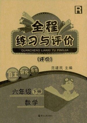 浙江人民出版社2021全程练习与评价评价六年级下册数学R人教版答案