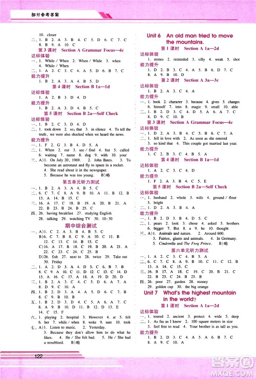 广西师范大学出版社2021新课程学习辅导英语八年级下册人教版答案 广西师范大学出版社2021新课程学习辅导英语八年级下册人教版答案
