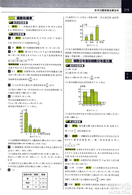 南京师范大学出版社2021教材帮初中数学八年级下册SK苏科版答案