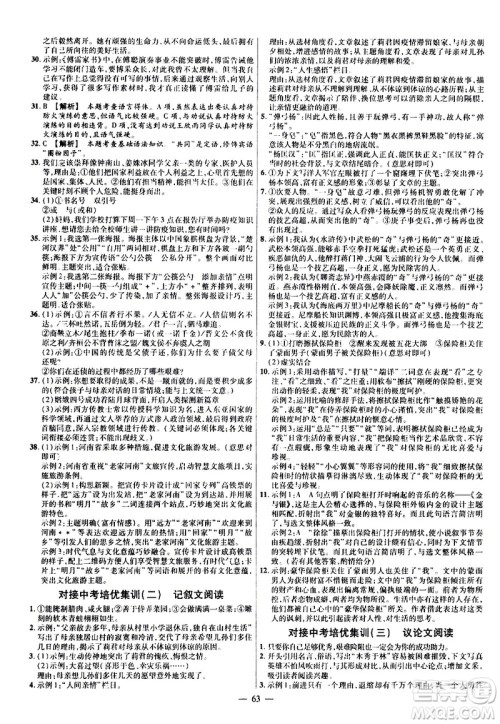 延边教育出版社2021版金考卷活页题选名师名题单元双测卷语文九年级下册RJ人教版答案 延边教育出版社2021版金考卷活页题选名师名题单元双测卷语文九年级下册RJ人教版答案