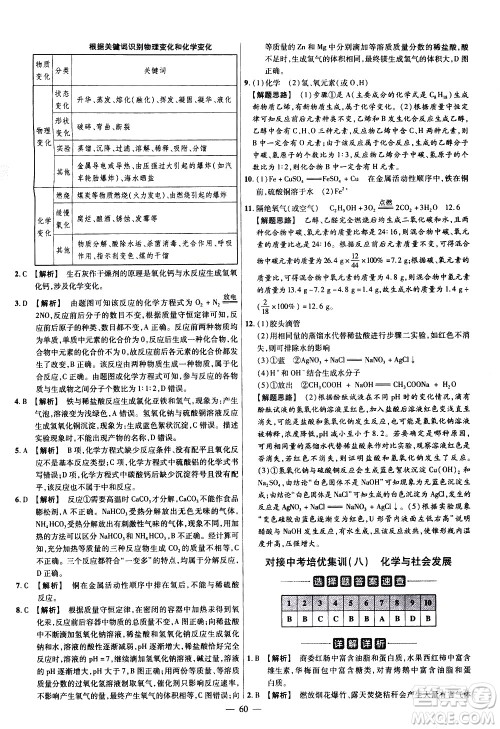 延边教育出版社2021版金考卷活页题选名师名题单元双测卷化学九年级下册RJ人教版答案 延边教育出版社2021版金考卷活页题选名师名题单元双测卷化学九年级下册RJ人教版答案