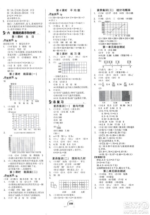 延边大学出版社2021世纪金榜金榜小博士数学四年级下册BS北师大版答案 延边大学出版社2021世纪金榜金榜小博士数学四年级下册BS北师大版答案
