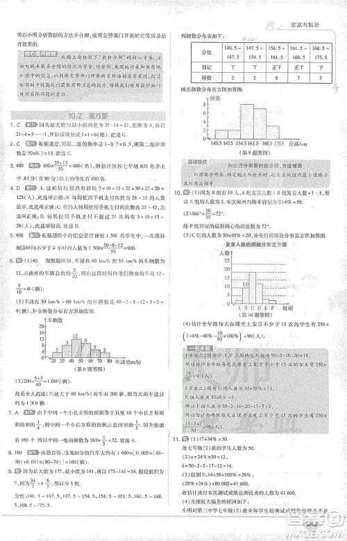 开明出版社2021少年班初中数学七年级下册人教版参考答案 开明出版社2021少年班初中数学七年级下册人教版参考答案