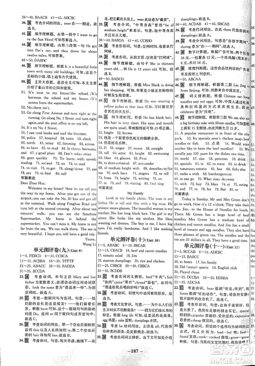 安徽师范大学出版社2021世纪金榜百练百胜英语七年级下册人教版答案 安徽师范大学出版社2021世纪金榜百练百胜英语七年级下册人教版答案