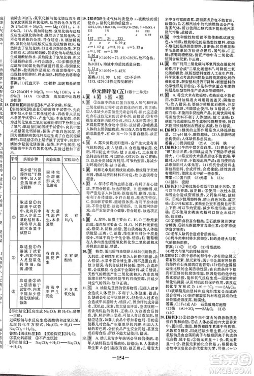 安徽师范大学出版社2021世纪金榜百练百胜化学九年级下册人教版答案 安徽师范大学出版社2021世纪金榜百练百胜化学九年级下册人教版答案