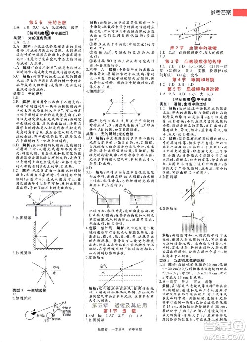 天津人民出版社2021一本涂书初中物理初中阶段均适用W4答案 天津人民出版社2021一本涂书初中物理初中阶段均适用W4答案