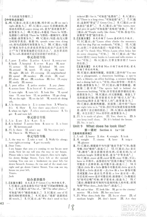 吉林人民出版社2021全科王同步课时练习七年级英语下册新目标人教版答案 吉林人民出版社2021全科王同步课时练习七年级英语下册新目标人教版答案