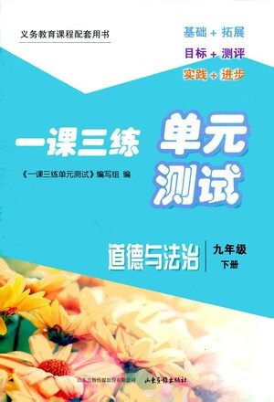 山东画报出版社2021一课三练单元测试道德与法治九年级下册人教版答案