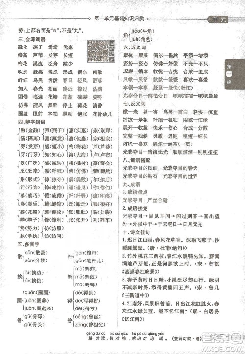 陕西人民教育出版社2021小学教材全解三年级语文下册人教版参考答案 陕西人民教育出版社2021小学教材全解三年级语文下册人教版参考答案