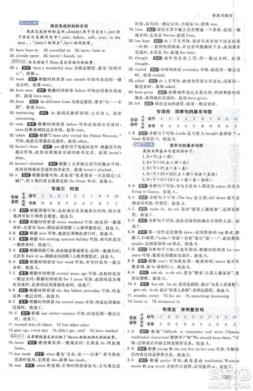 开明出版社2021少年班初中英语八年级下册外研版参考答案