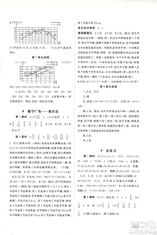 广西教育出版社2021新课程学习与测评同步学习数学五年级下册人教版答案 广西教育出版社2021新课程学习与测评同步学习数学五年级下册人教版答案