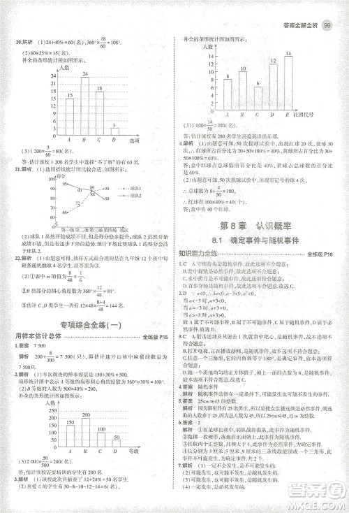 教育科学出版社2021年5年中考3年模拟初中数学八年级下册苏科版参考答案 教育科学出版社2021年5年中考3年模拟初中数学八年级下册苏科版参考答案