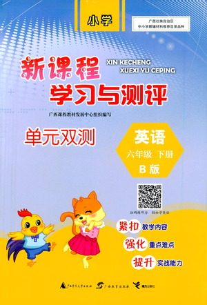 广西教育出版社2021新课程学习与测评单元双测英语六年级下册B版外研版答案