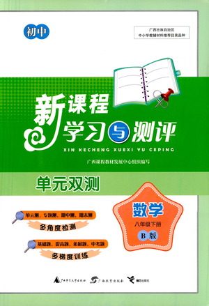广西教育出版社2021新课程学习与测评单元双测数学八年级下册B版答案