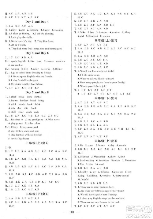 陕西人民出版社2021实验教材新学案英语六年级下册人教PEP版参考答案