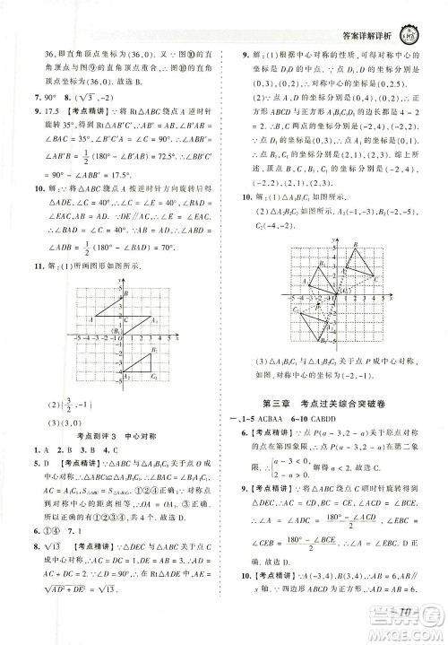 江西人民出版社2021春王朝霞考点梳理时习卷数学八年级下册BS北师版答案 江西人民出版社2021春王朝霞考点梳理时习卷数学八年级下册BS北师版答案