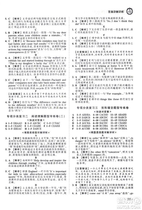 江西人民出版社2021春王朝霞考点梳理时习卷英语八年级下册RJ人教版答案