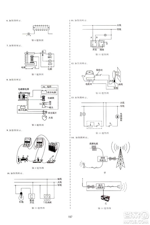吉林教育出版社2021三维数字课堂物理九年级下册人教版答案 吉林教育出版社2021三维数字课堂物理九年级下册人教版答案