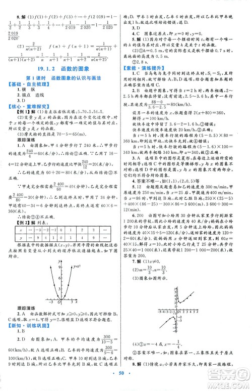 内蒙古教育出版社2021学习目标与检测八年级数学下册人教版答案 内蒙古教育出版社2021学习目标与检测八年级数学下册人教版答案
