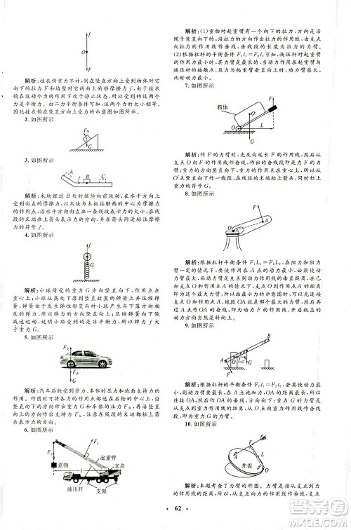 上海大学出版社2021非常1+1完全题练八年级物理下册人教版答案 上海大学出版社2021非常1+1完全题练八年级物理下册人教版答案
