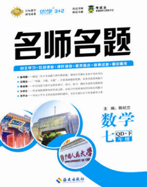 海南出版社2021名师名题数学七年级下册QD青岛版答案