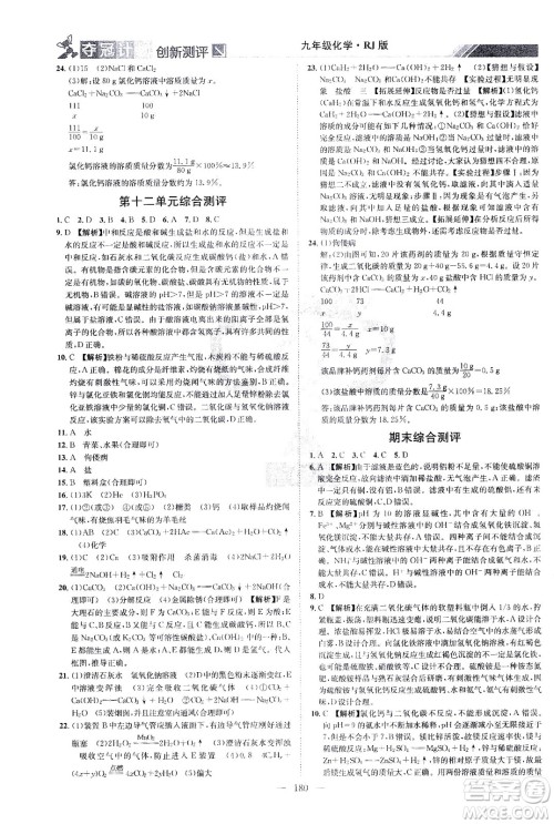 江西美术出版社2021夺冠计划化学九年级下册RJ人教版江西专版答案 江西美术出版社2021夺冠计划化学九年级下册RJ人教版江西专版答案